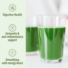 Wheat grass juice powder ingredients label