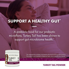 Organic Turkey Tail Mushroom Powder bottle in a box
