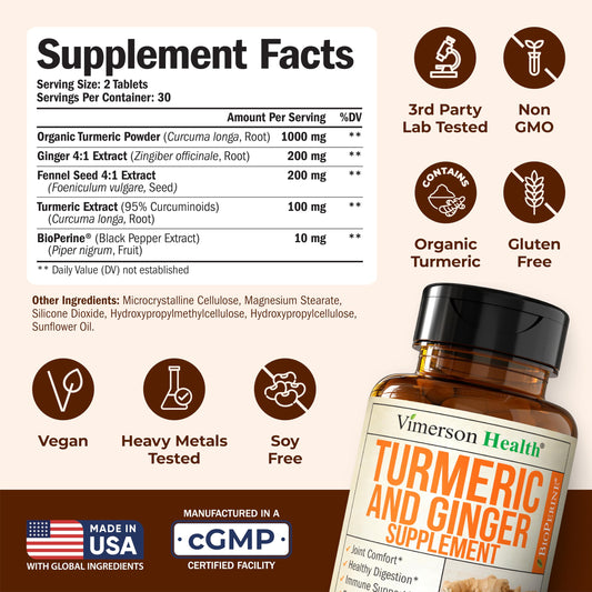 Organic Turmeric Curcumin 95% Curcuminoids