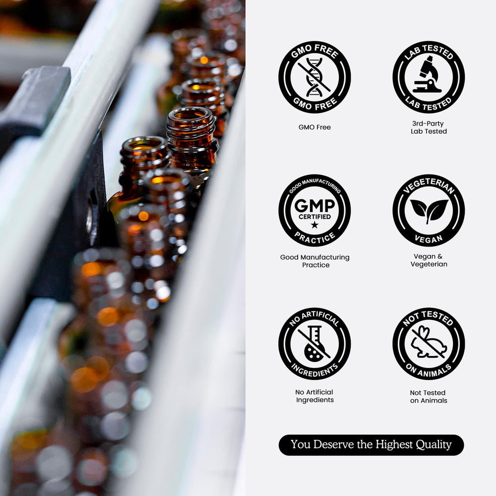 Organic turmeric, ginger, and black pepper liquid drops