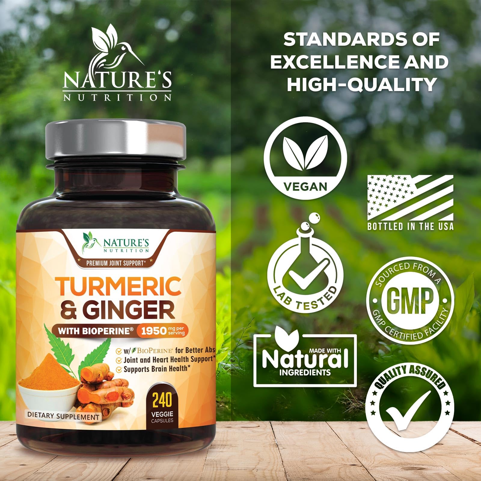 Organic turmeric root