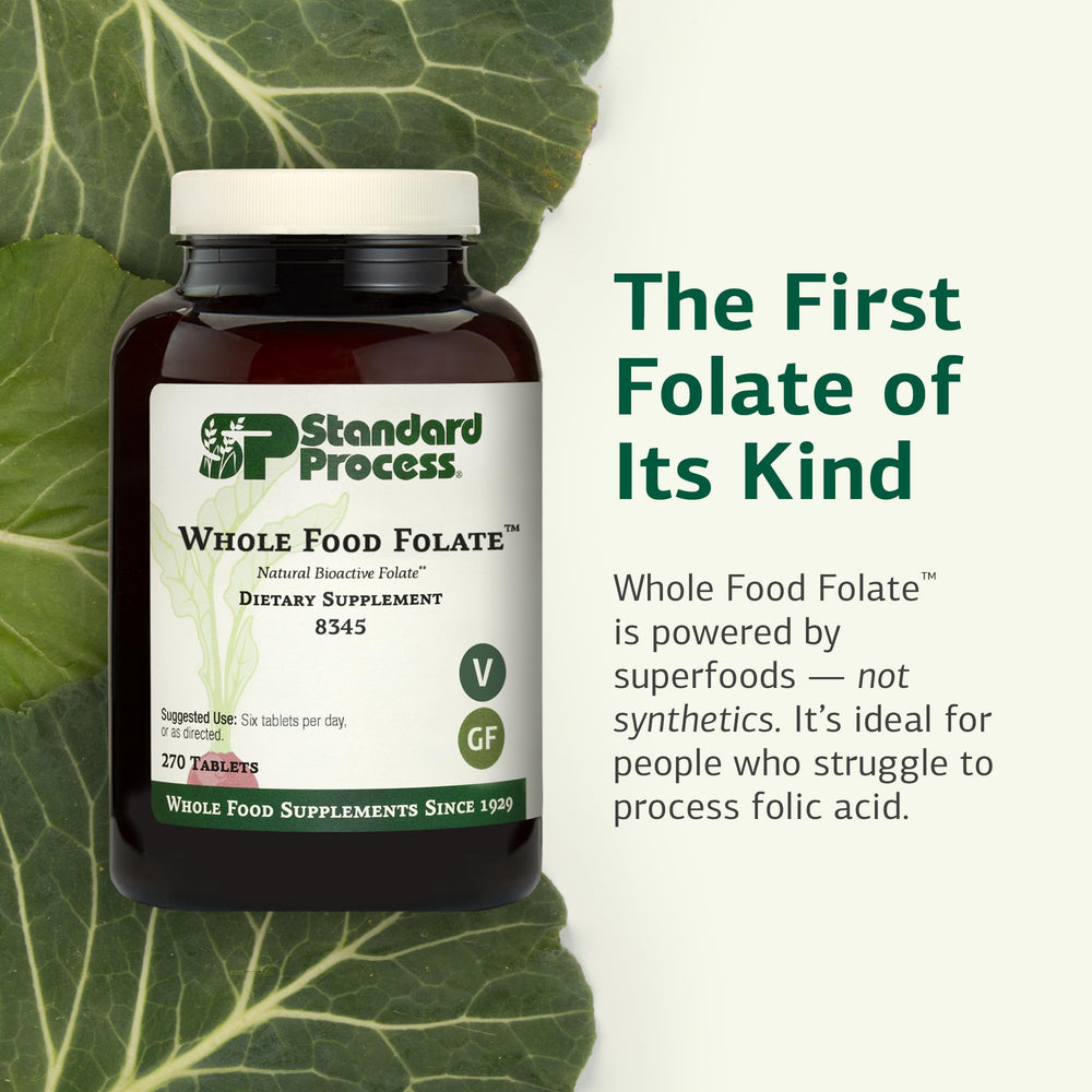 Organic turnip greens providing natural folate