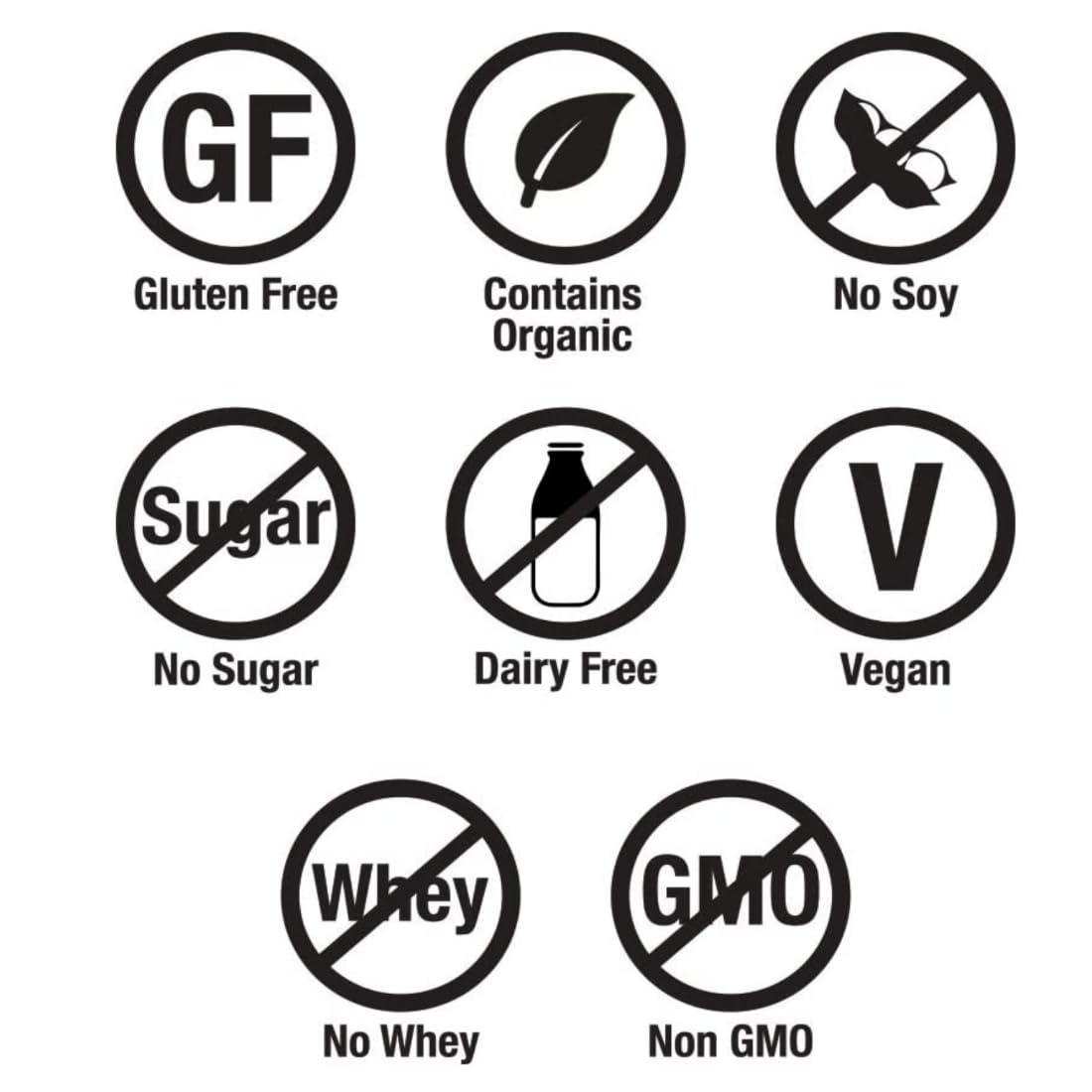 Organic vegan herbal supplements packaging