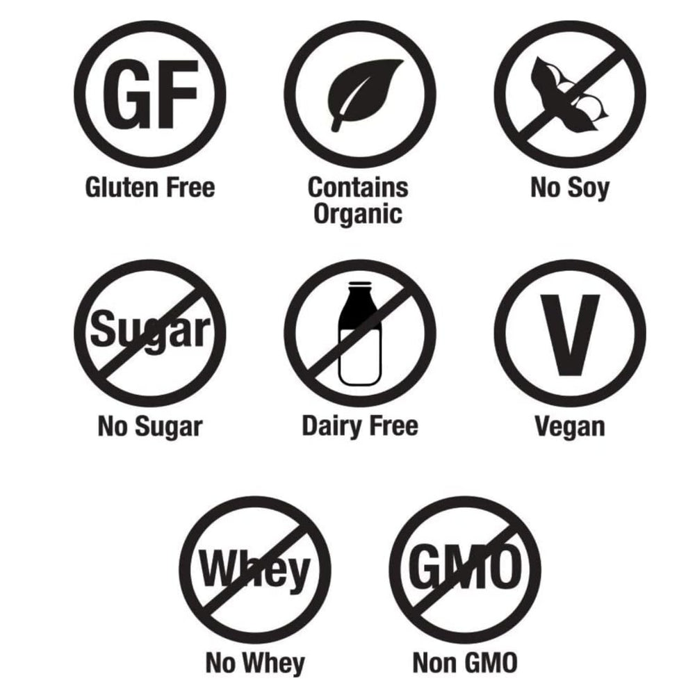 Organic vegan herbal supplements packaging