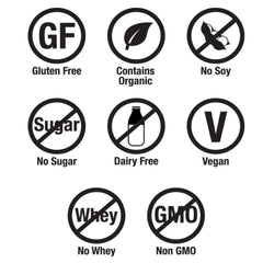 Organic vegan herbal supplements packaging