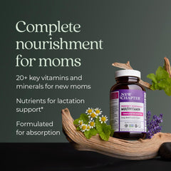 Organic vegetables and herbs used in the formula