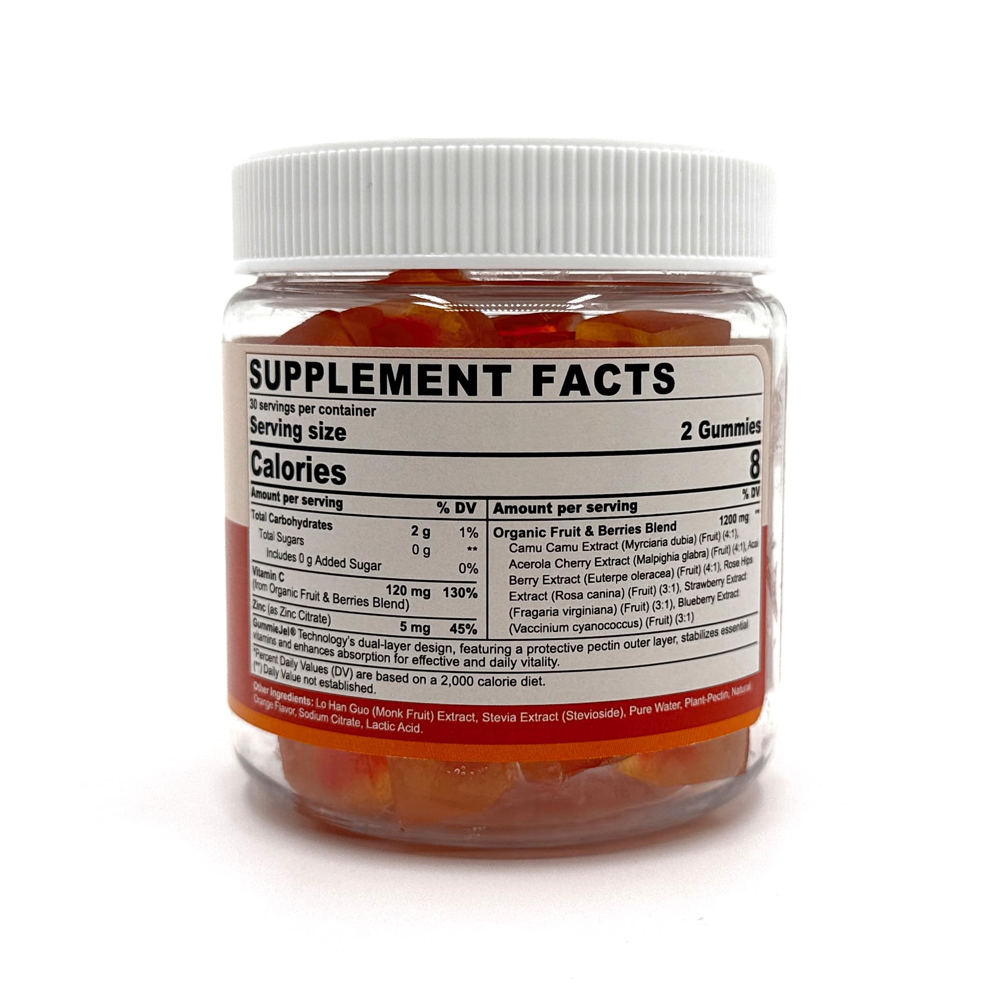 Packaging highlighting sugar-free and vegan features