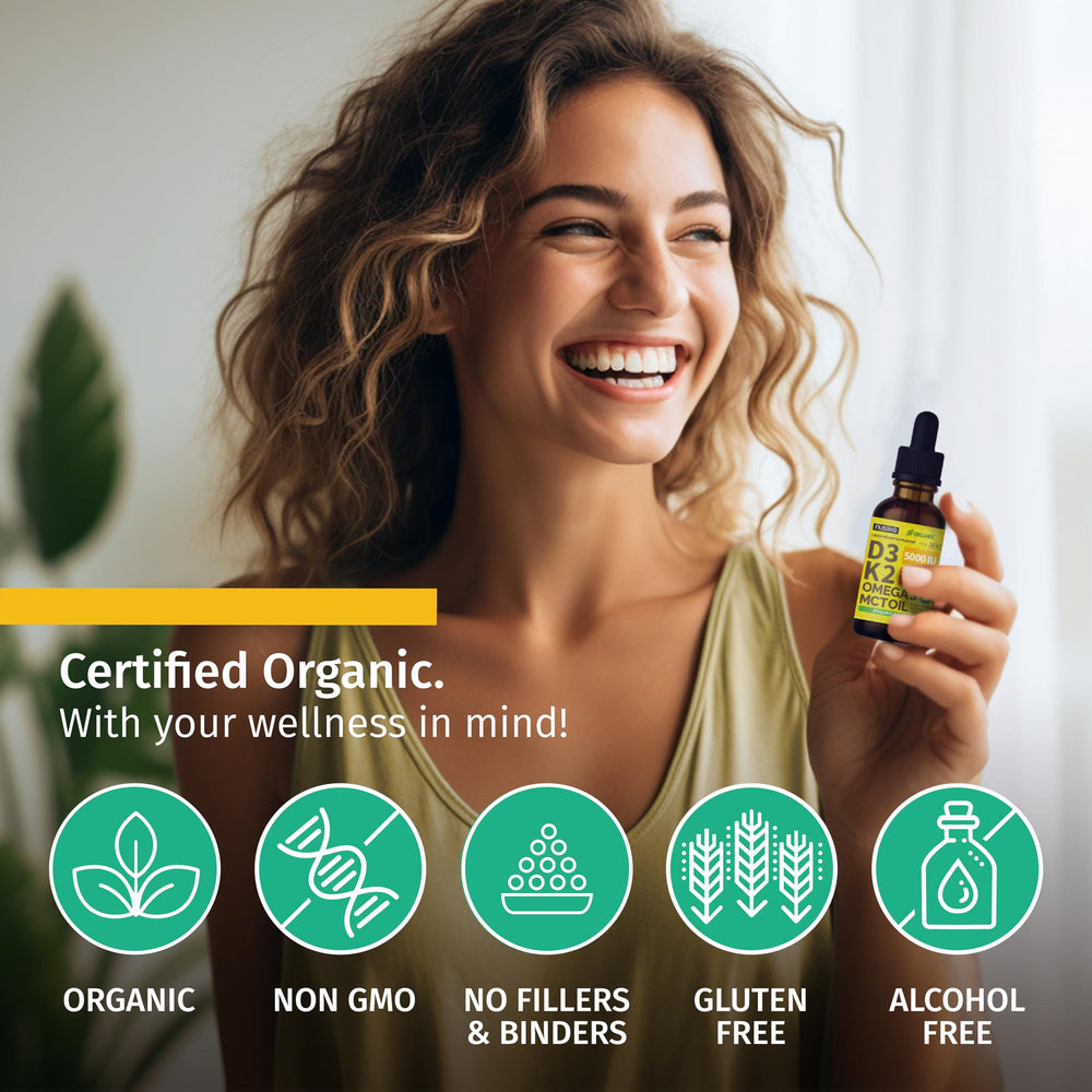 Omega-3 and Chia Seed Oil components visible on bottle label