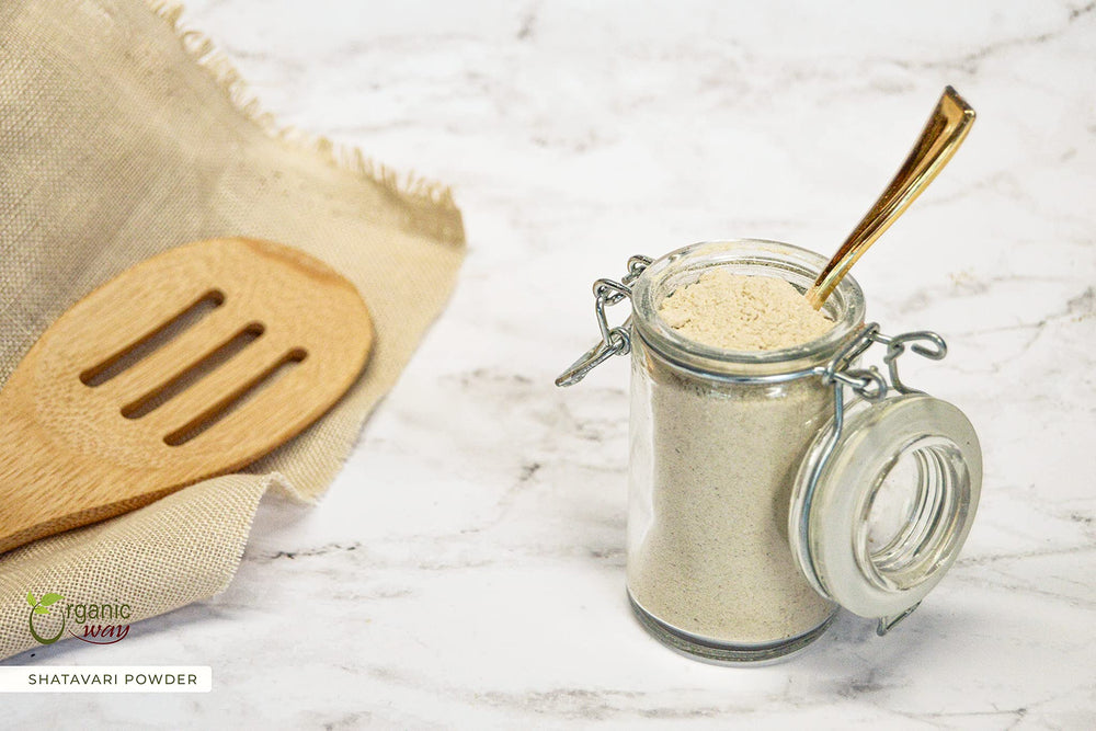 Ingredients panel for Organic Way Shatavari Powder