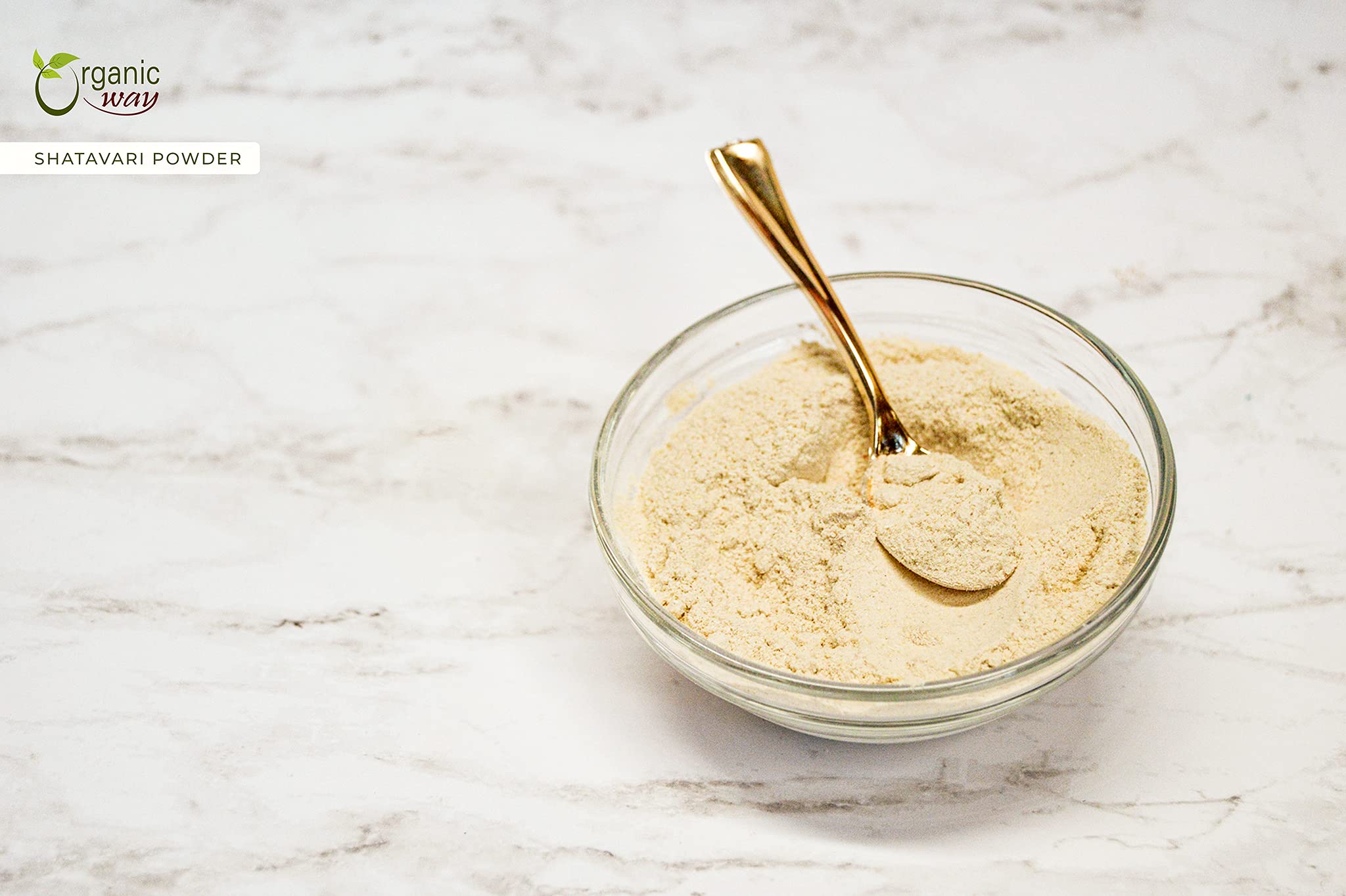 Resealable bag of Organic Way Shatavari Powder