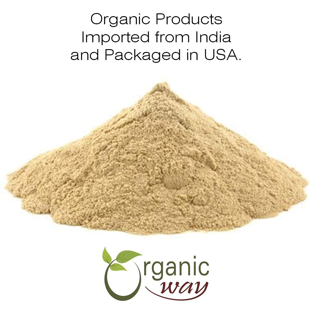 USA-processed Organic Way Shatavari Powder in resealable bag