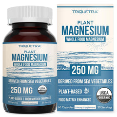 Organic whole food magnesium supplement - plant-based