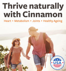 Organic Non-GMO seal on Ceylon Cinnamon bottle