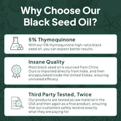 Ingredients and purity seal on Organics Ocean packaging