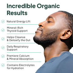 Organics Ocean Sea Moss Capsules packaging shows vitamin D3 inclusion.