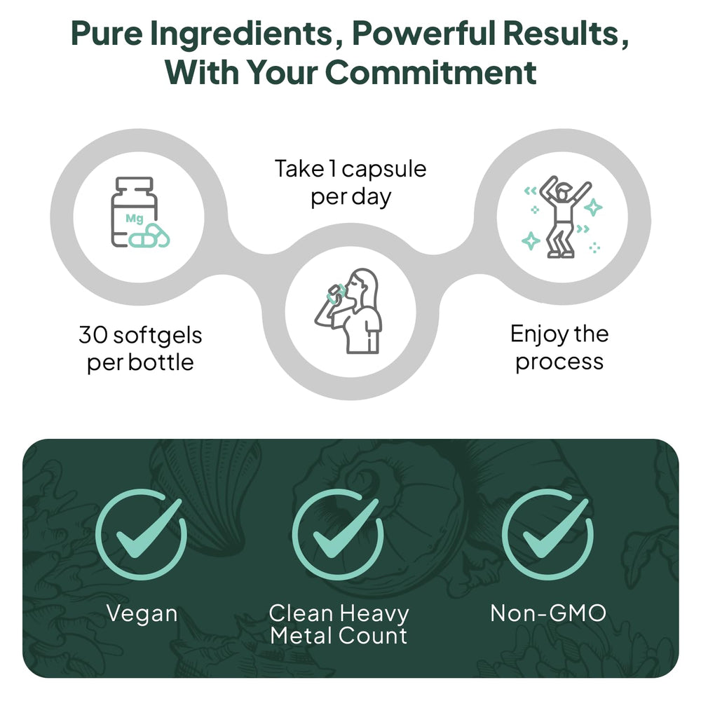 Vegan, non-GMO softgel with no fillers