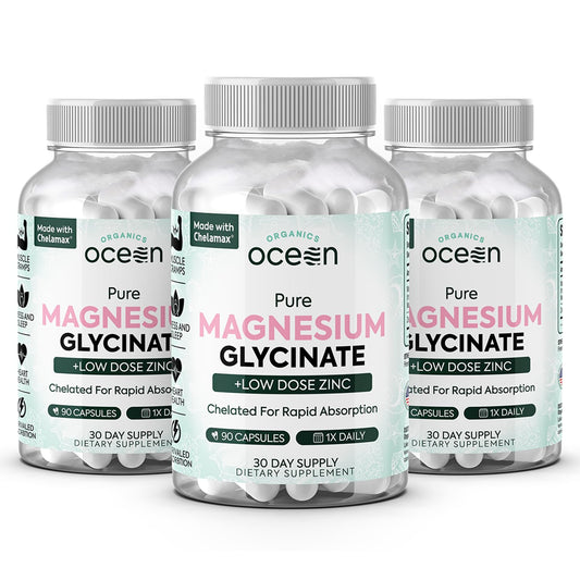 Organics Ocean Magnesium Glycinate with Zinc bottle