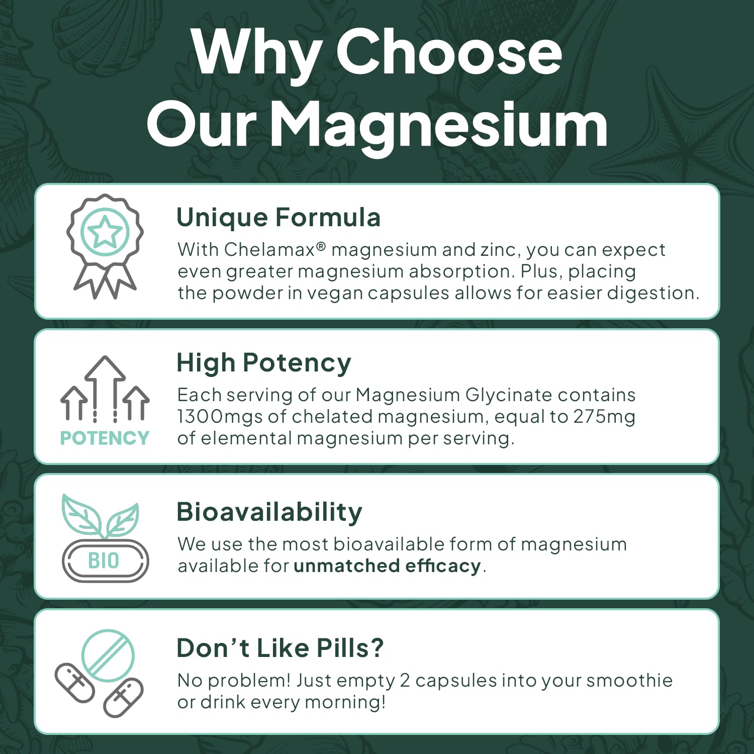 Example of muscle cramps relief and heart health support