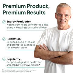 Three capsules per day serving size for magnesium citrate