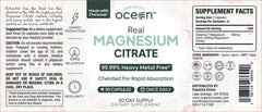 Organics Ocean Real Magnesium Citrate consumption scene supports daily routine.