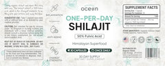 Organics Ocean Shilajit capsule close-up for easy dosing