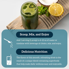 Organifi Green Juice 30-day supply packaging label