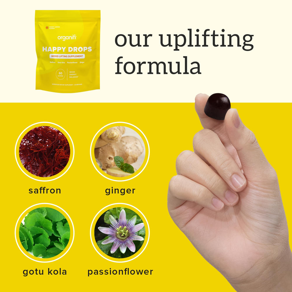 Gotu Kola in Organifi Happy Drops