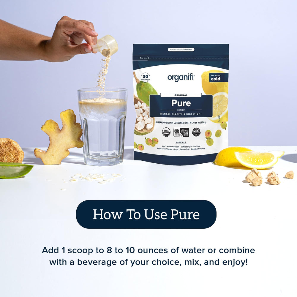 Organifi Pure served cold