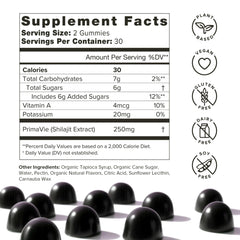 Organifi Shilajit Gummies texture sample reveals rich color and premium formulation.