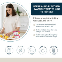 Organic, non-GMO, gluten- and glyphosate-free label on Organifi Glow