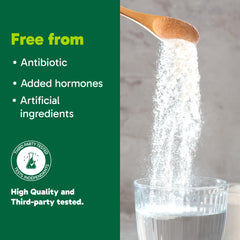 Nutritional facts area on the product label