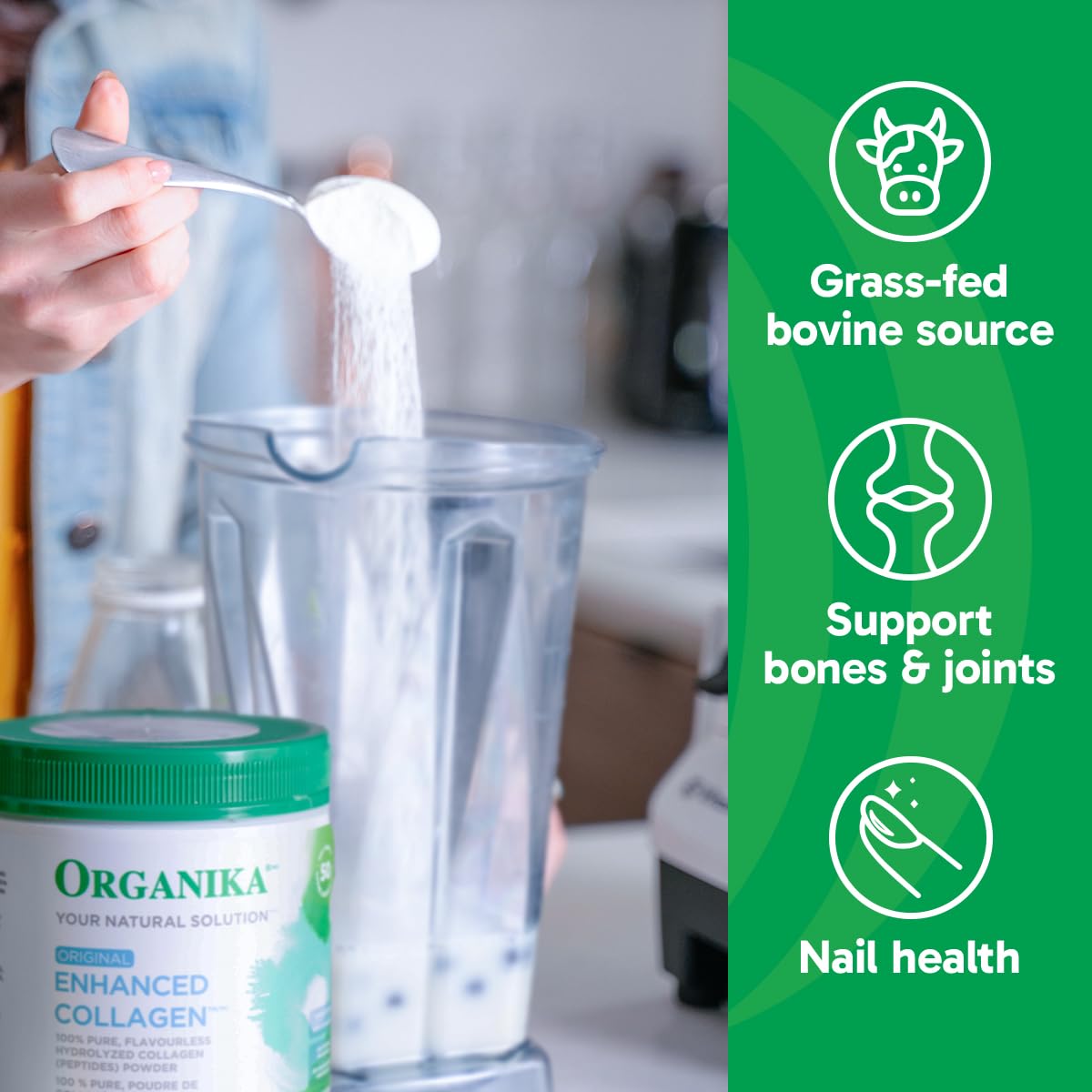 Keto-friendly and GMO-free product icons on packaging