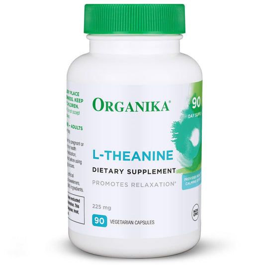 Organika L-Theanine 8 oz bottle – product hero image