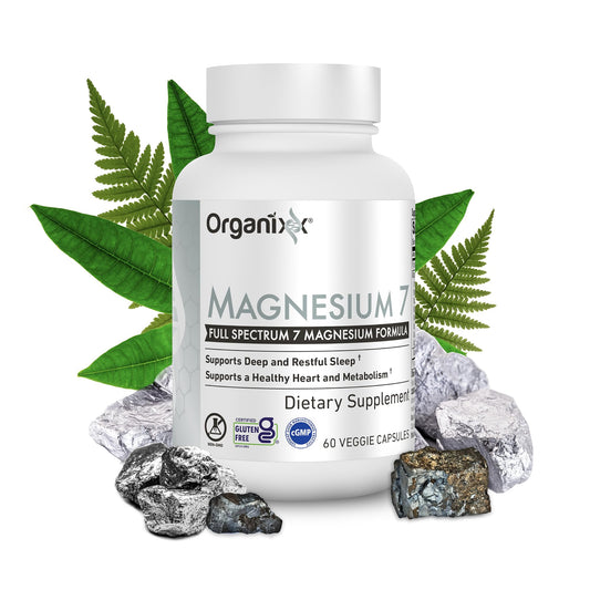Organixx Magnesium 7-Form Complex bottle label