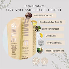 ORGANO OG Smile Natural Toothpaste 100ml tube with packaging