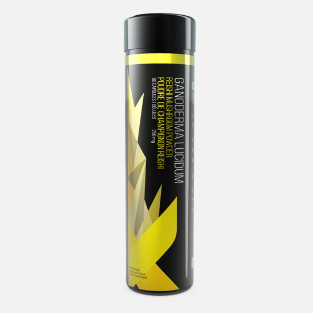 Organo OGX Ganoderma Lucidum 90-Count bottle on white background