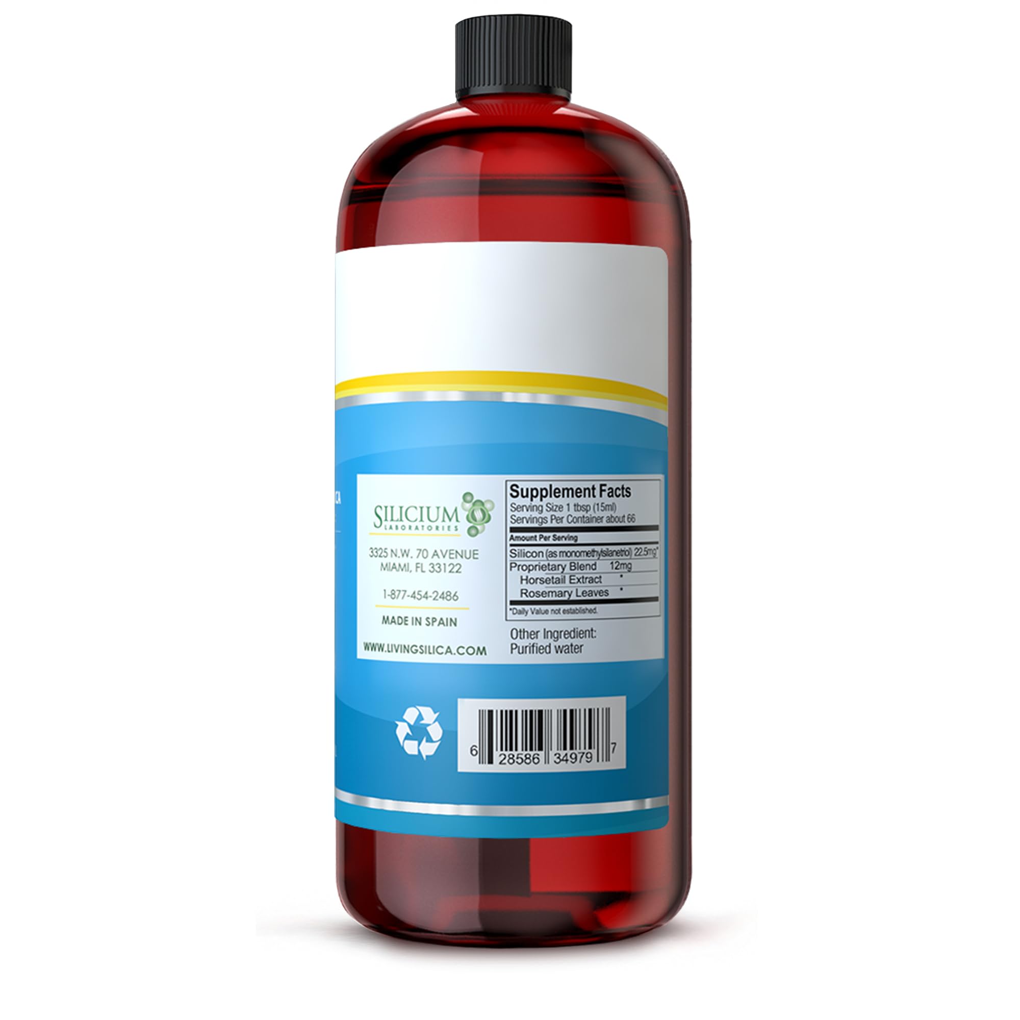 Orgono Living Silica Siliplant capsules designed for easy daily intake.