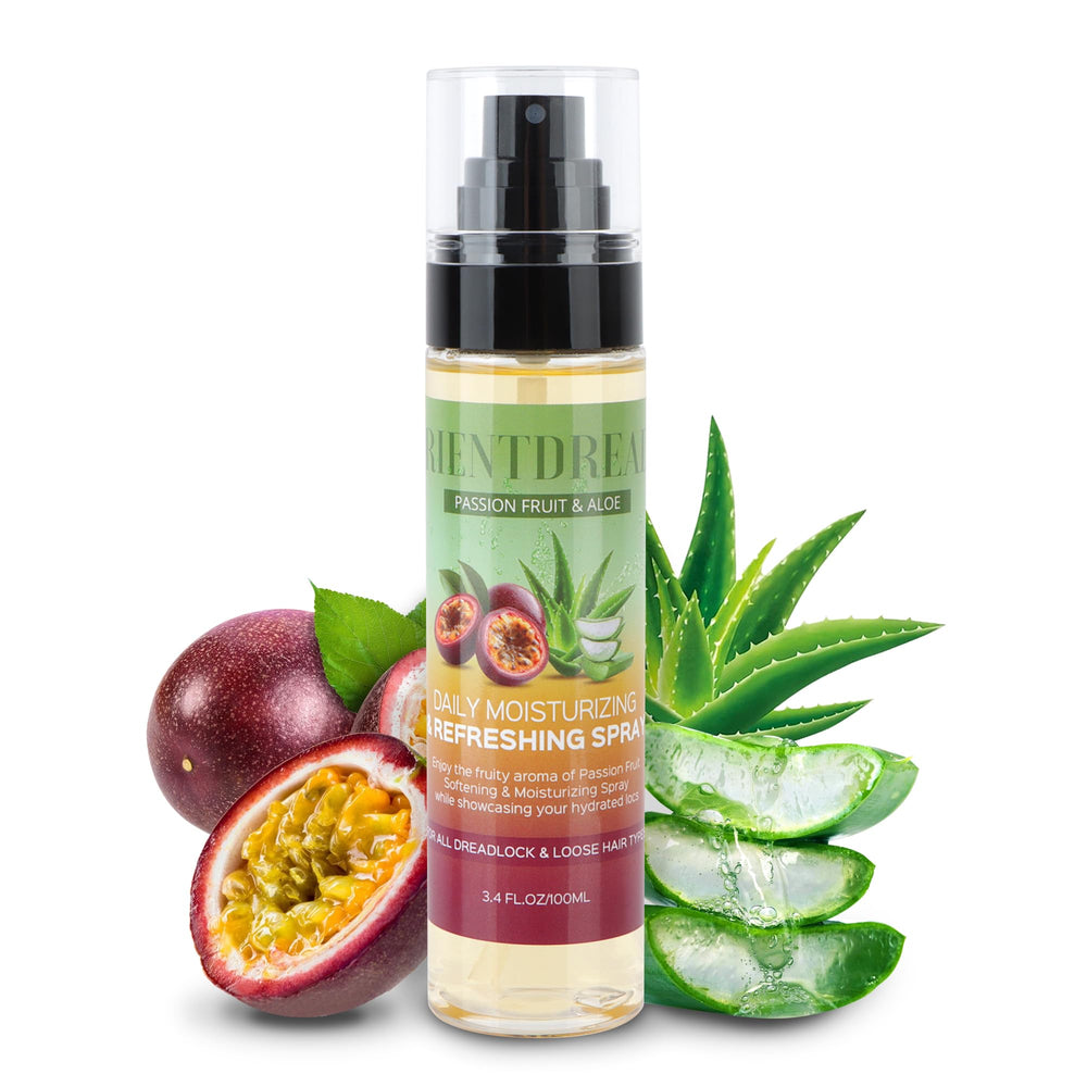 Orientdreads Locs Moisturizing Spray bottle delivering daily hydration for locs