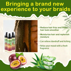 Orientdreads Multi-Use Beauty Mist shown for setting and refreshing hair