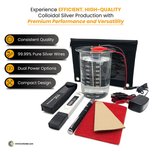 Two 99.99% pure silver wires included in kit