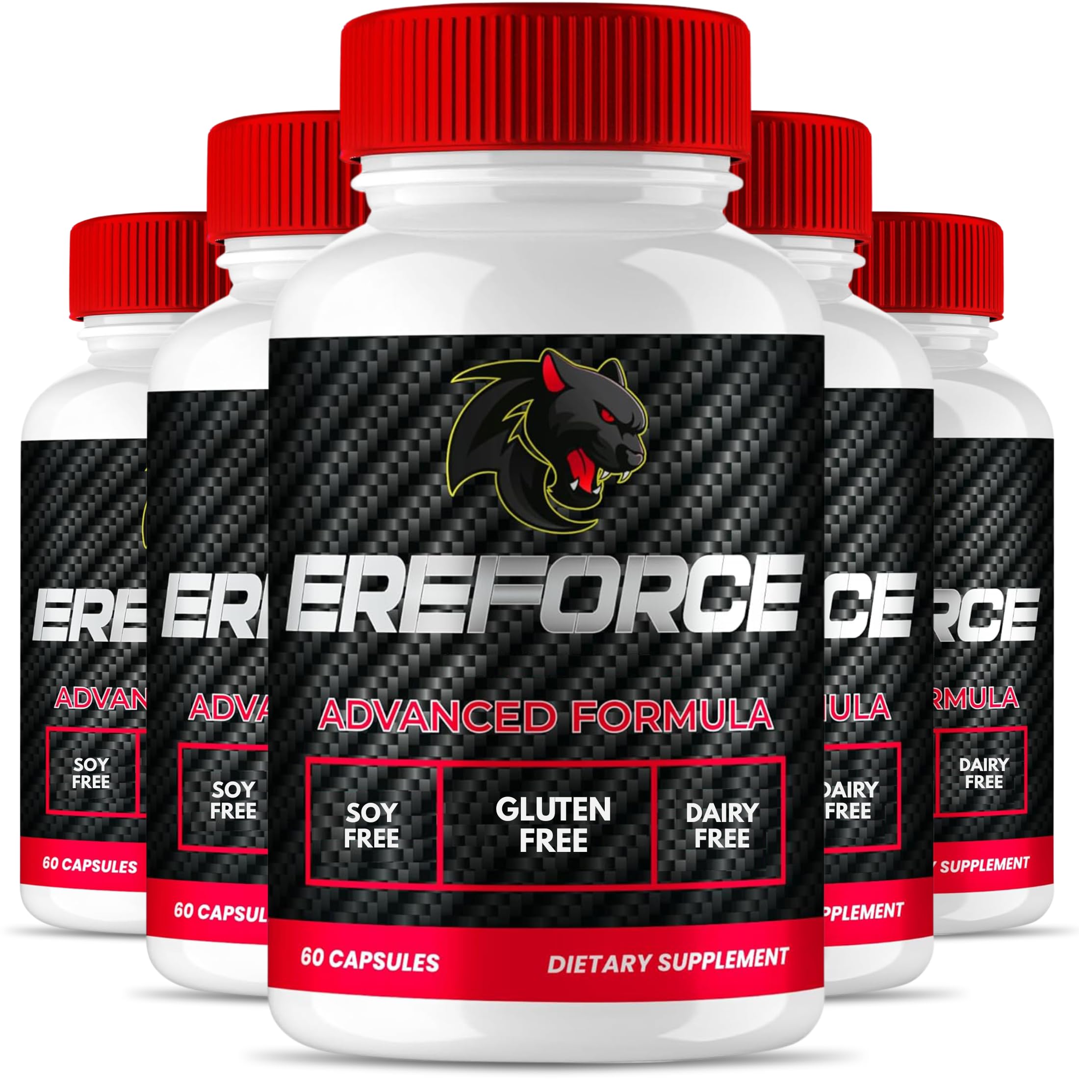 Original Ereforce daily capsules bottle – 60 capsules per bottle (5-pack set)