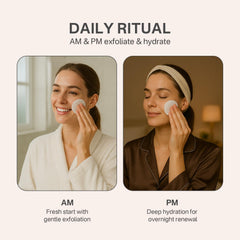 Originbuty glow-focused post-use concept suggests luminous, even complexion