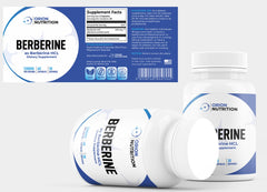 Close-up of Orion Nutrition Berberine bottle with the 1200mg serving size