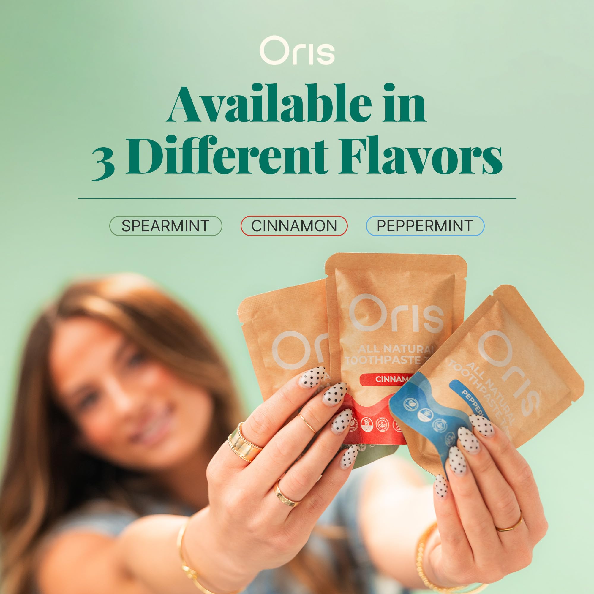 Eco-friendly zero-waste packaging of Oris starter bundle