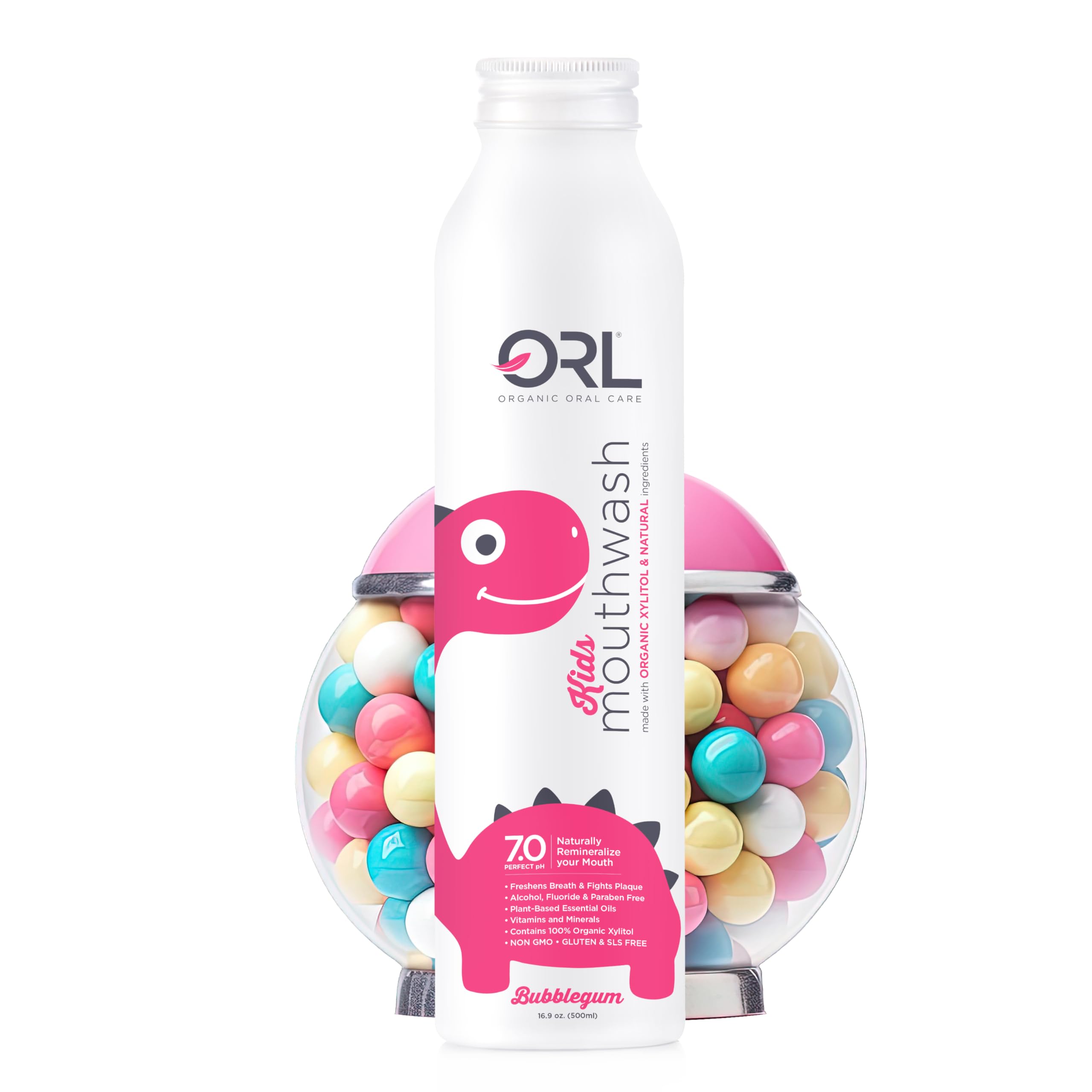 Eco-friendly aluminum bottle design for ORL Kids mouthwash