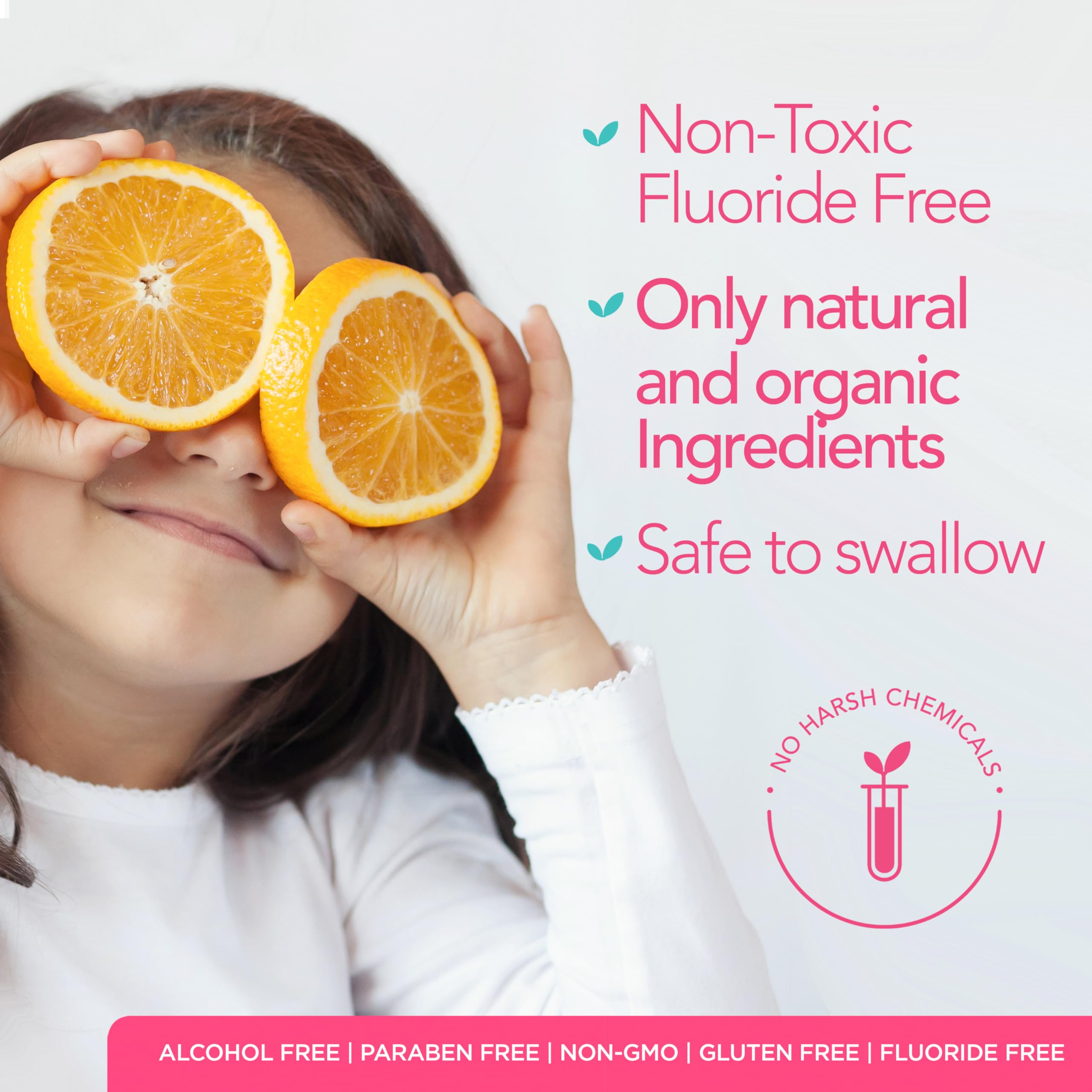 Mouth sensitivity reduction with ORL Kids mouthwash