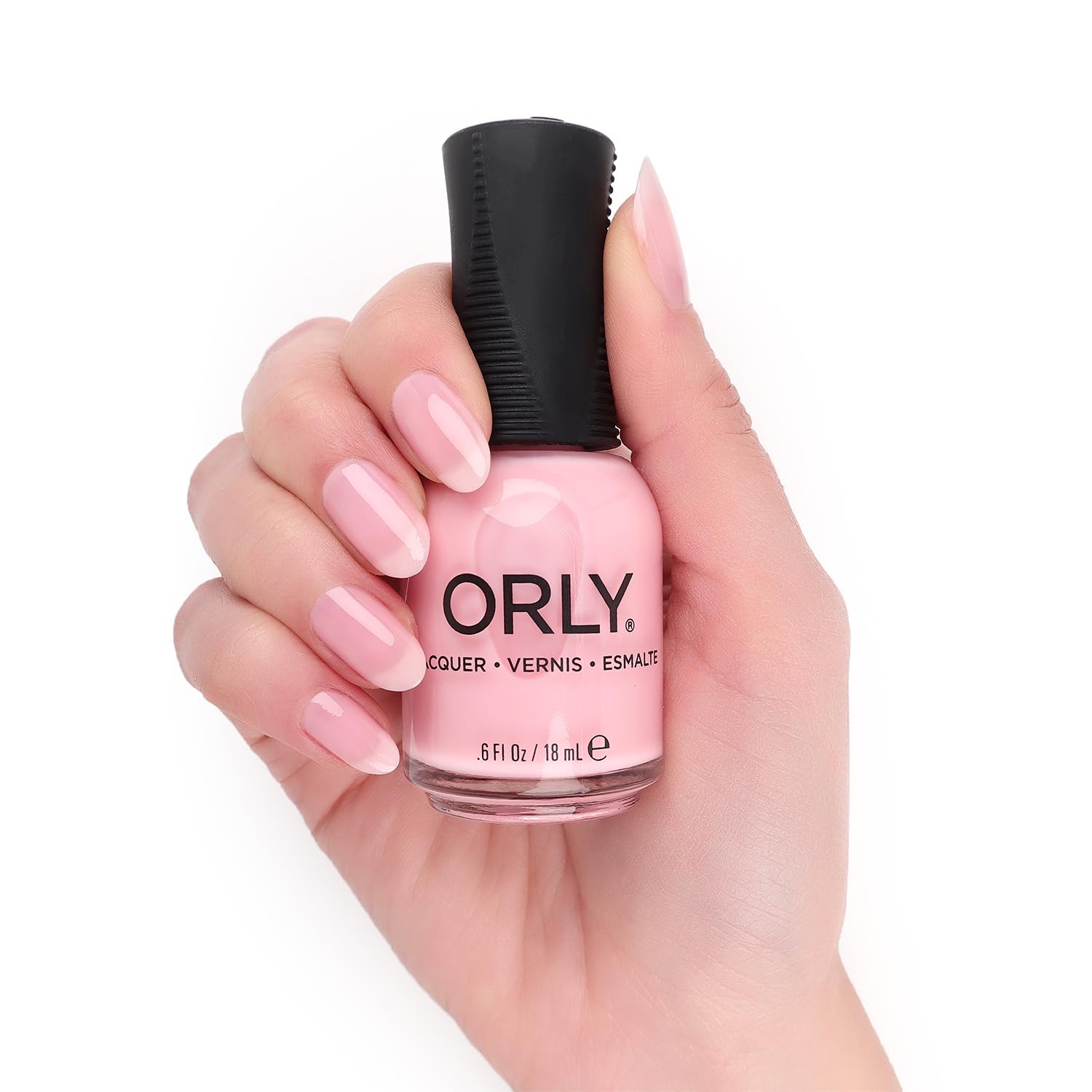 ORLY hand swatches highlight creamy texture and even application.