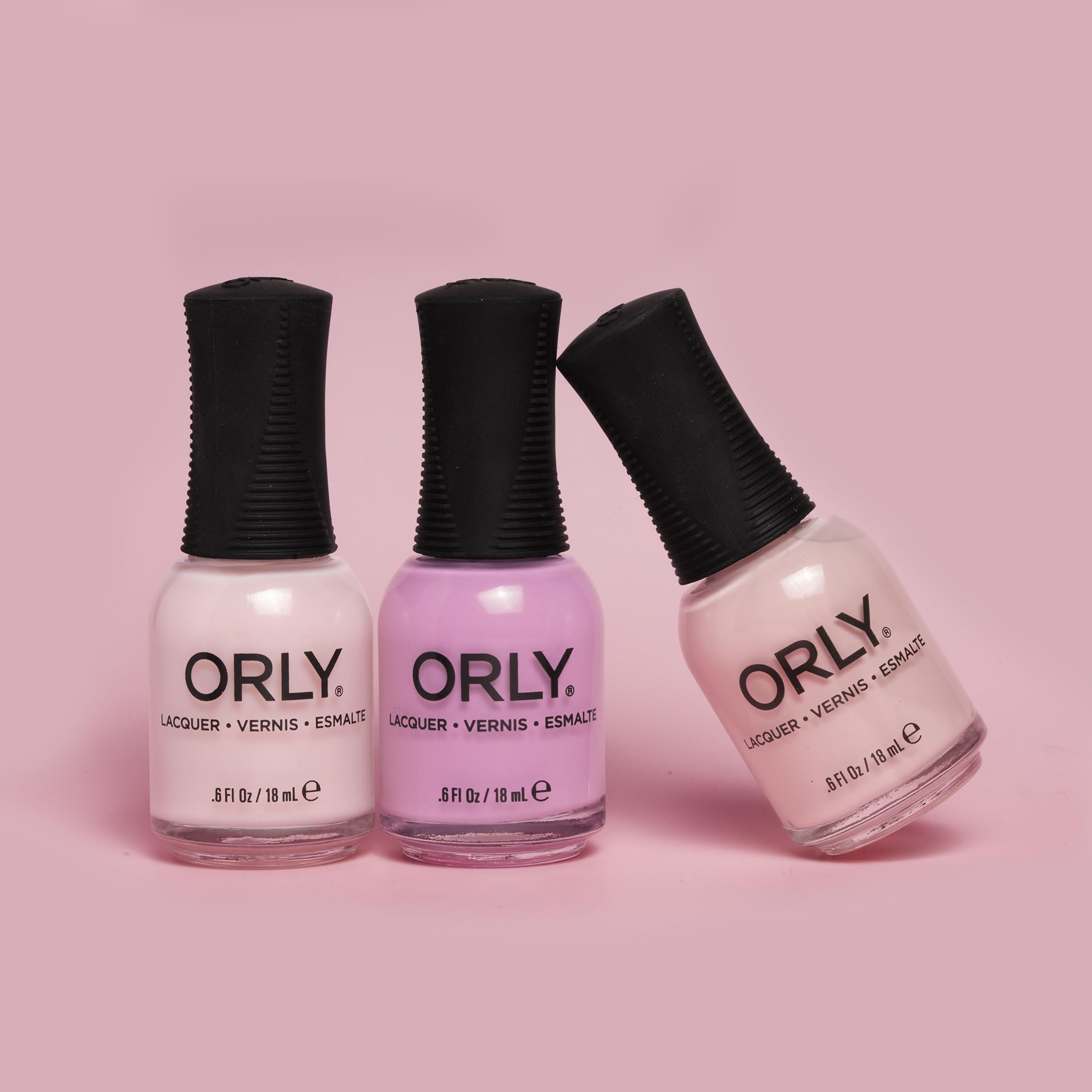 Orly Chip-resistant long-wear formula image emphasizes durable manicure.
