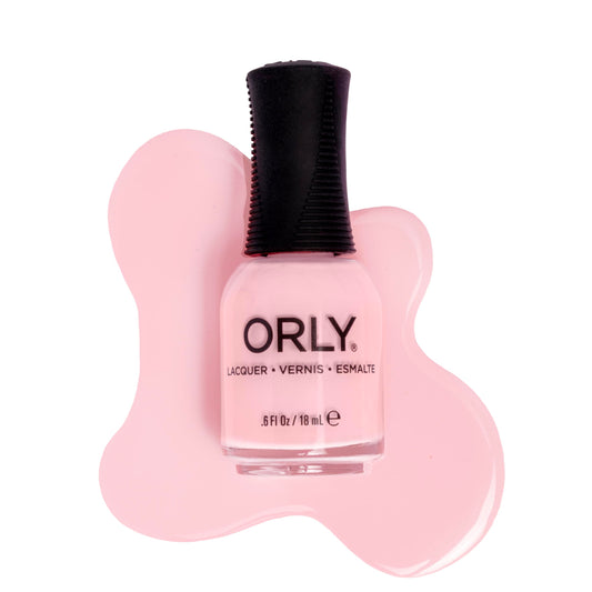 Orly It Started With Pink bottle shows a sheer, elegant manicure for everyday wear.