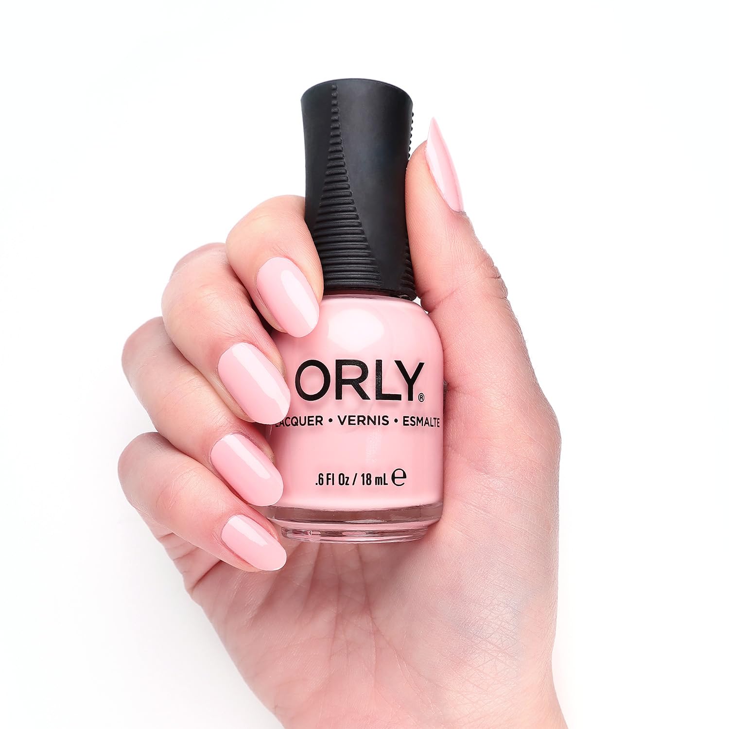 Orly Itll Always Be Pink swatch reveals bright pink creme for a high-impact finish.